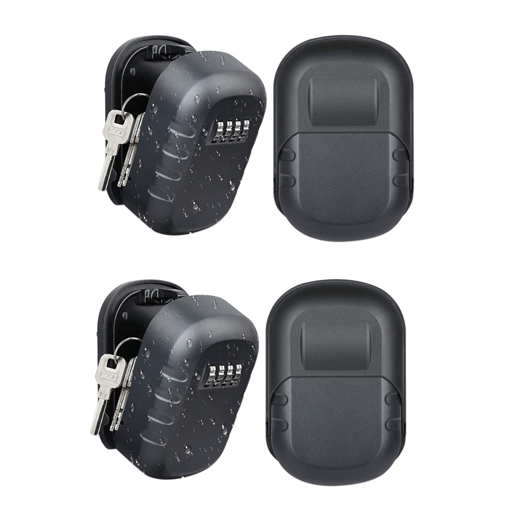Lockbox Key Secure - ABKN-2X 키 잠금 상자 벽걸이형 4자리