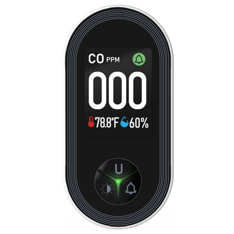 Co Detector Plug - 내장형 CO 모니터 알람음 경고 일산화탄소