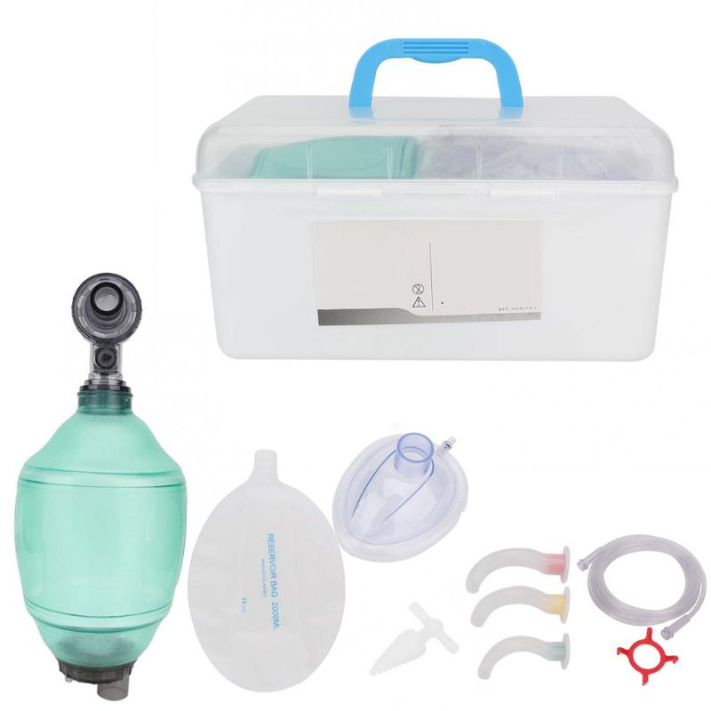 First Aid Bag Kit - G92F 성인 수동 인공 호흡기 PVC