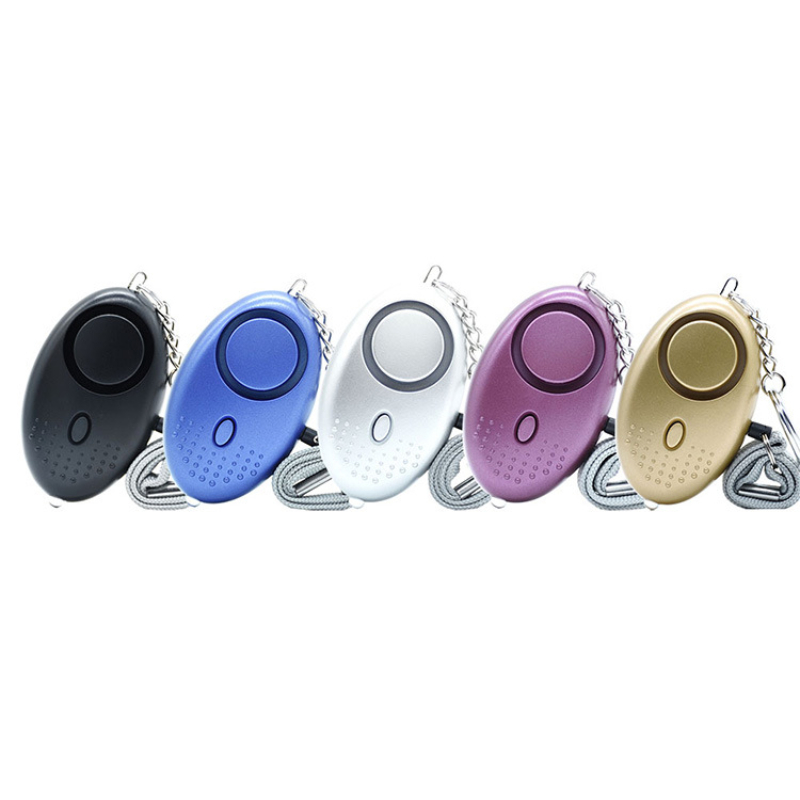 Personal Alarm Keychain - LED 조명 개인 안전 경보, 비상