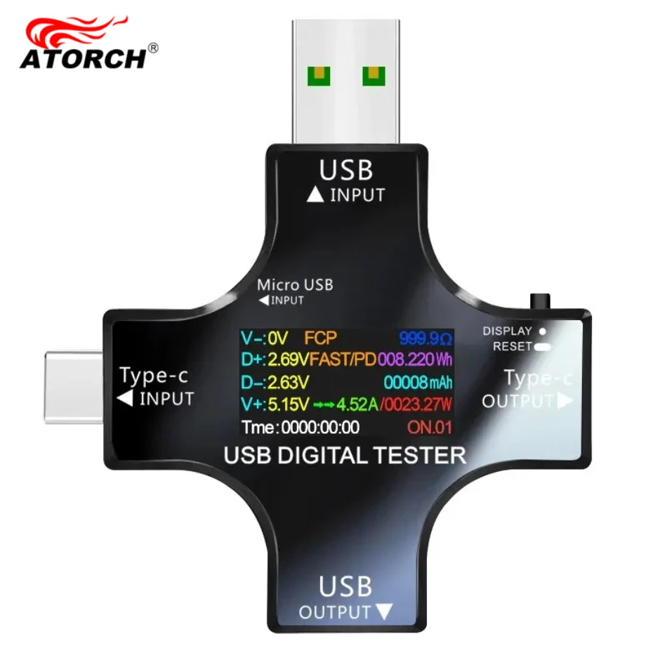 Co Detector Plug - USB 테스터 DC 타입-C PD 디지털