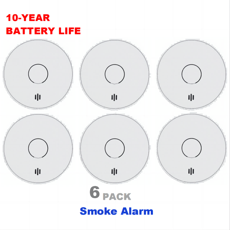 Smoke Detector Interconnected - V-Come 가정용 독립형 연기 감지기, 10년