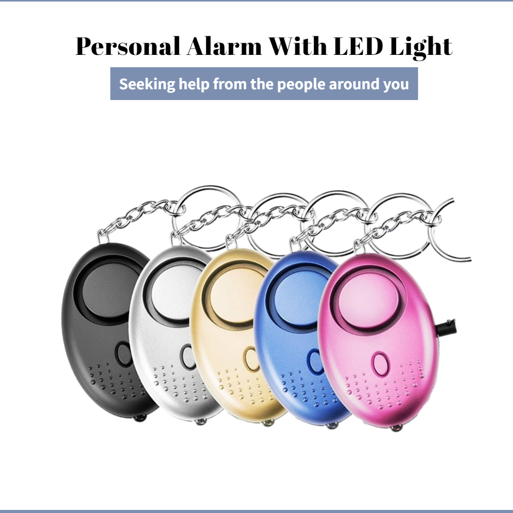 Personal Alarm Keychain - 130dB 자기 방어 경보 안티 늑대