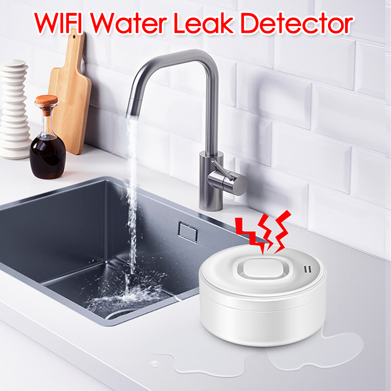 Water Alarm Sensor - 스마트 WIFI 누수 감지기 100dB 고음량