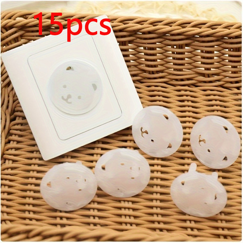 Outlet Cover Baby - 15개 곰돌이 모양 EU 전원 소켓