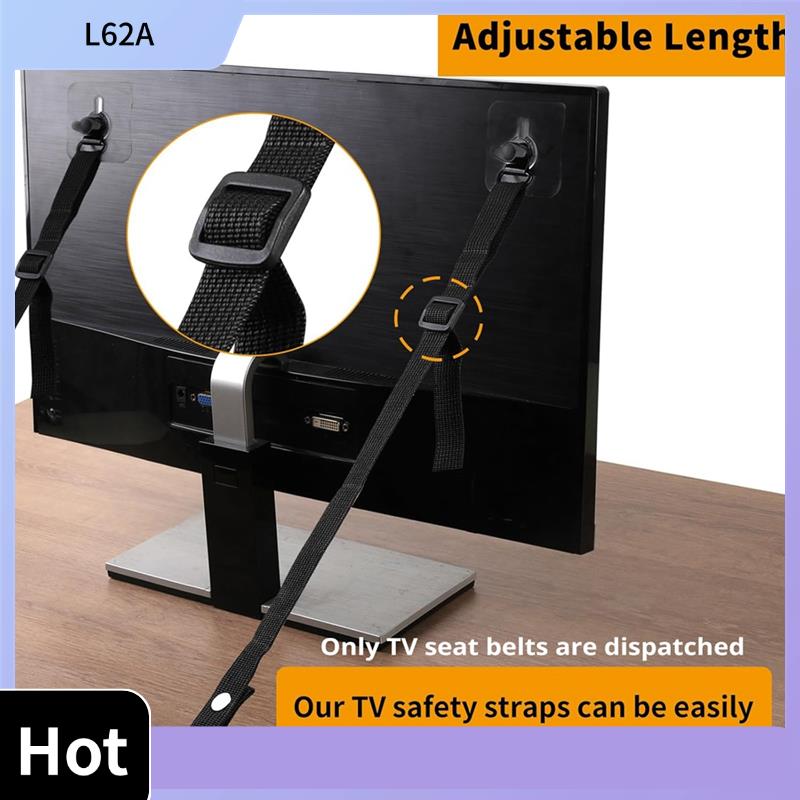 Earthquake Anchor Strap - L62A 4 PCS 조정 가능한 TV