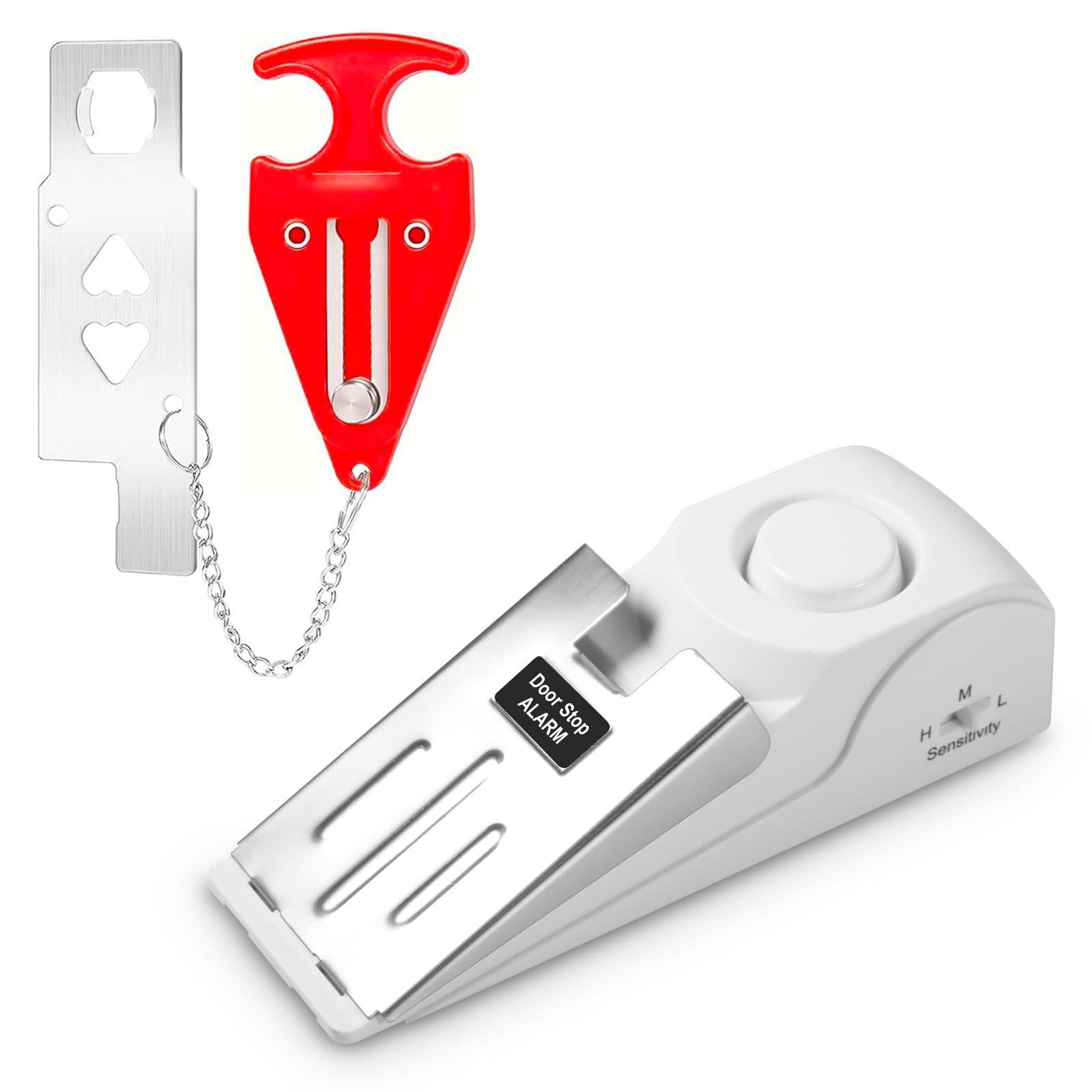 휴대용 도어 스톱 알람 여행용 호텔 도어 잠금 장치 설 - Door Stop Alarm 리뷰 및 가격