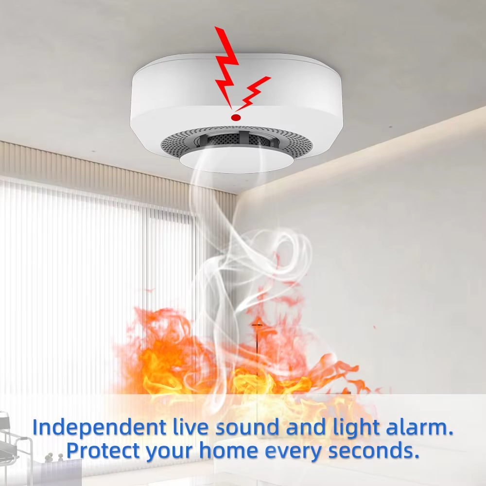 가정용 주방 사무실 창고 보안 시스템을 위한 소리와 빛 - Smoke Detector Interconnected 리뷰 및 가격