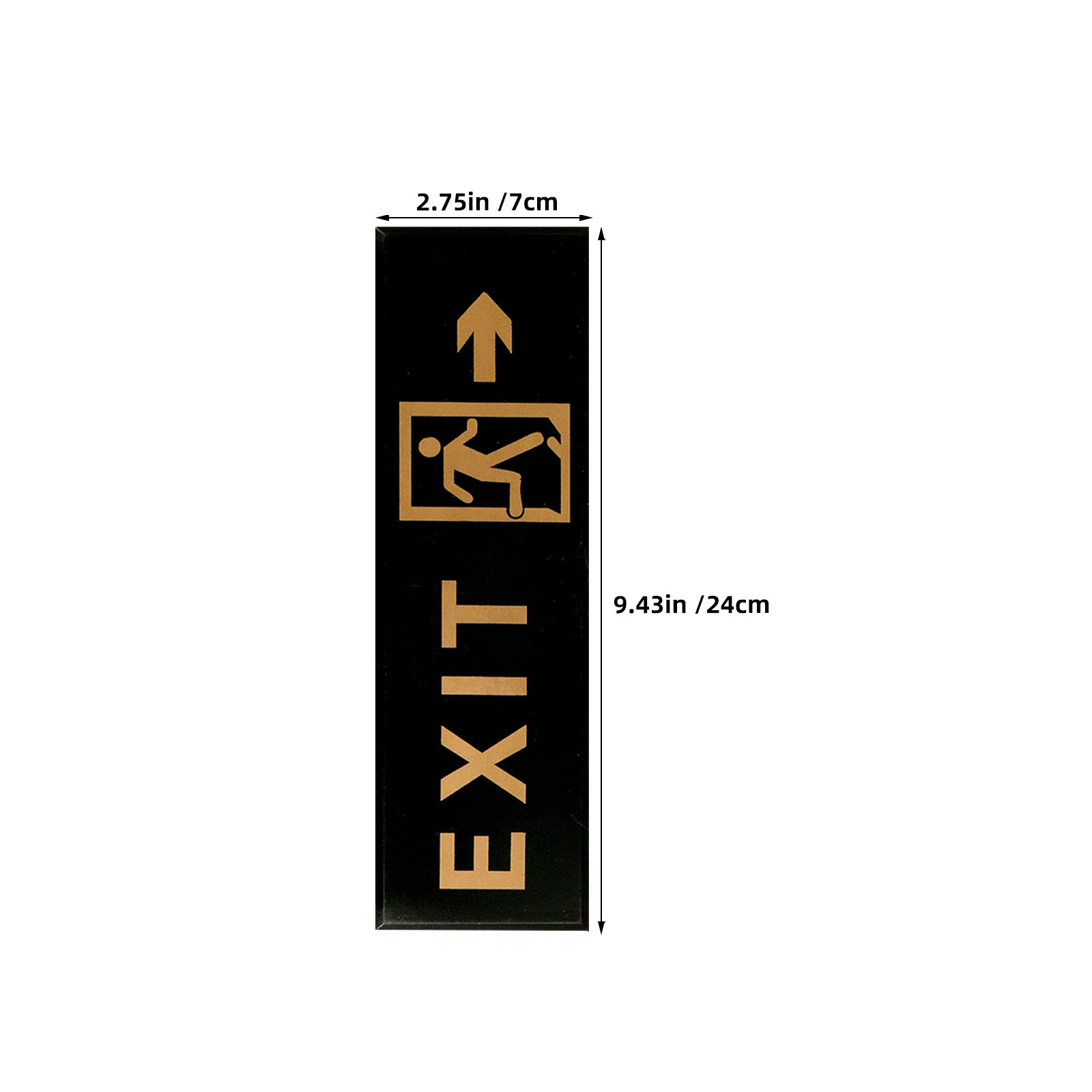 5Pcs 출구 표시 자가 접착성 아크릴 비상 출구 플레 - Emergency Exit Sign 리뷰 및 가격