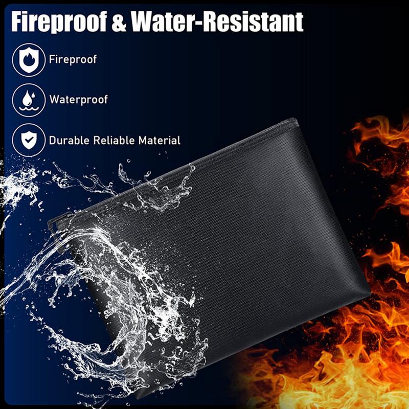 내화성 문서 가방 방수 돈 가방 홈 오피스를 위한 지퍼 - Fire Safe Document 리뷰 및 가격