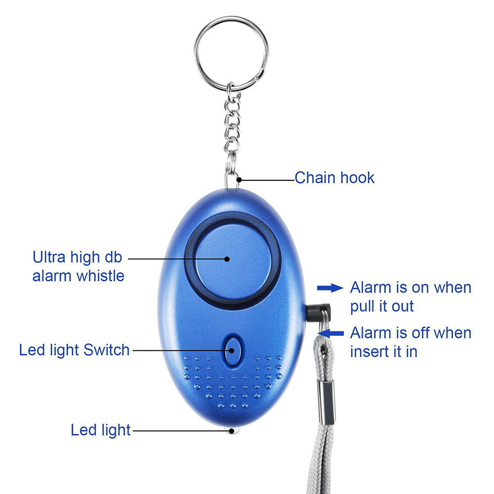 LED 휴대용 비상 SOS 보안 자기 방어 경보 키체인 - Personal Alarm Keychain 리뷰 및 가격