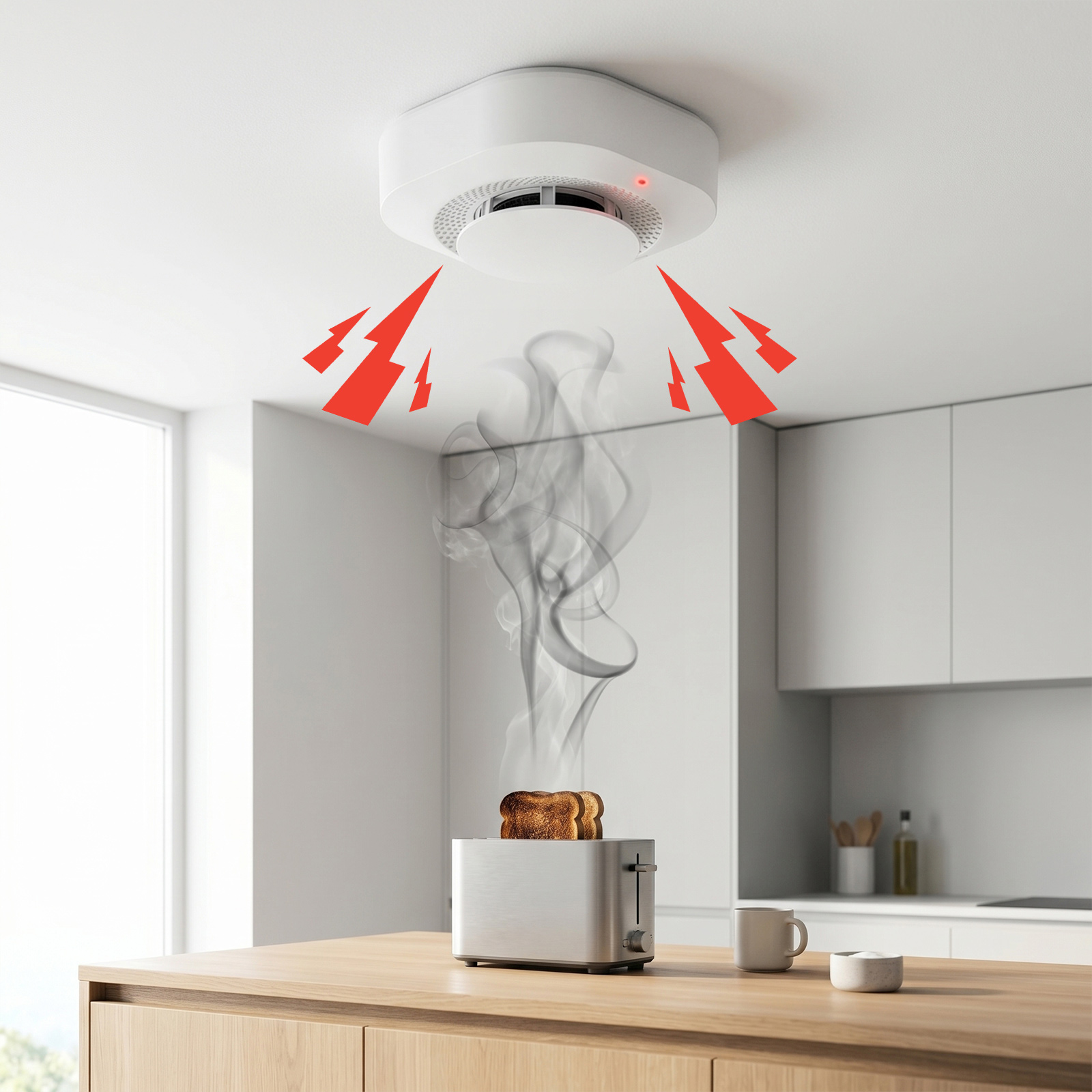 4/6/8/12개입 Tuya Zigbee 연기 감지기, - Smoke Detector Interconnected 리뷰 및 가격