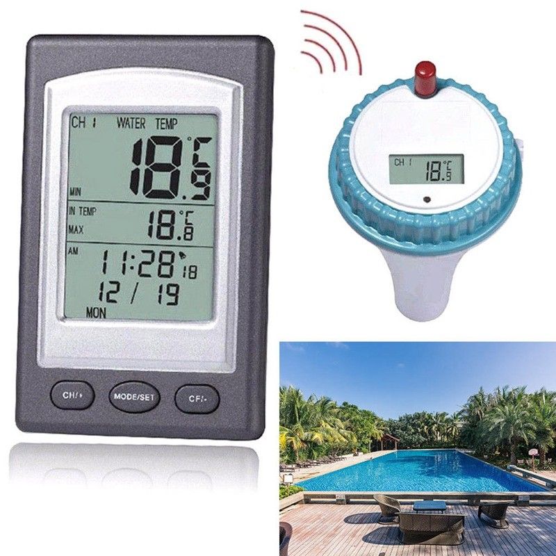 Digtal 수영장 온도계 무선 플로팅 야외 스파 욕조 - Pool Alarm Float 리뷰 및 가격