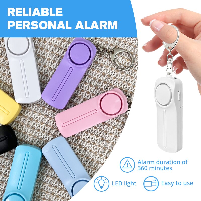 개인 보안 경보 자기 방어 휴대용 키 체인, 130dB - Personal Alarm Keychain 리뷰 및 가격