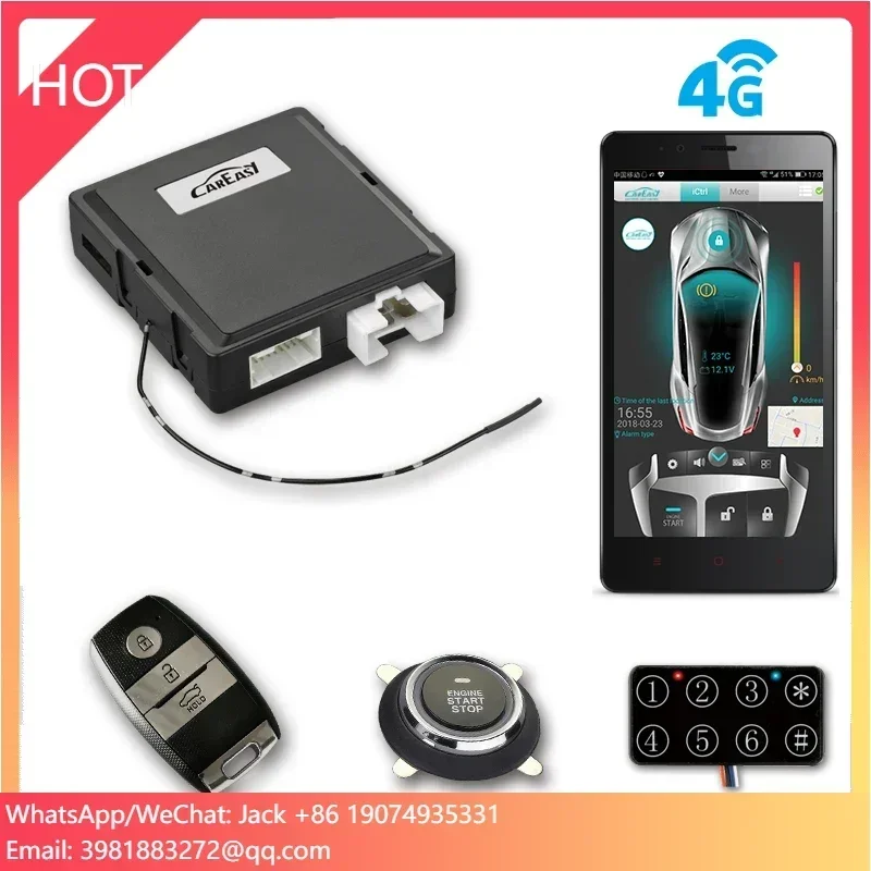 4G GPS/GSM 차량 알람 PKE 키리스 푸시 버튼 - Door Stop Alarm 리뷰 및 가격