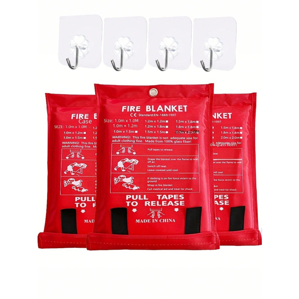 화재 담요 39.37 X 39.37 인치 비상용 난연  - Fire Blanket Kitchen 리뷰 및 가격
