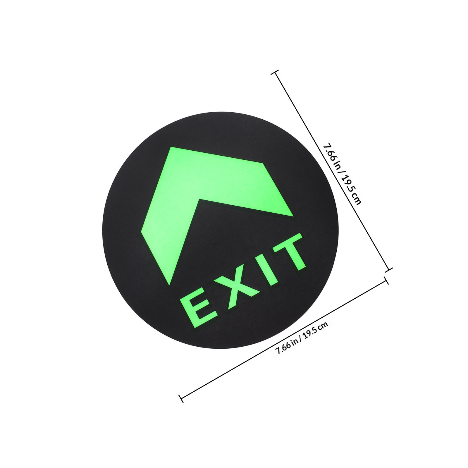 5Pcs 나이트 글로우 출구 표시 스티커 비상용 투명  - Emergency Exit Sign 리뷰 및 가격