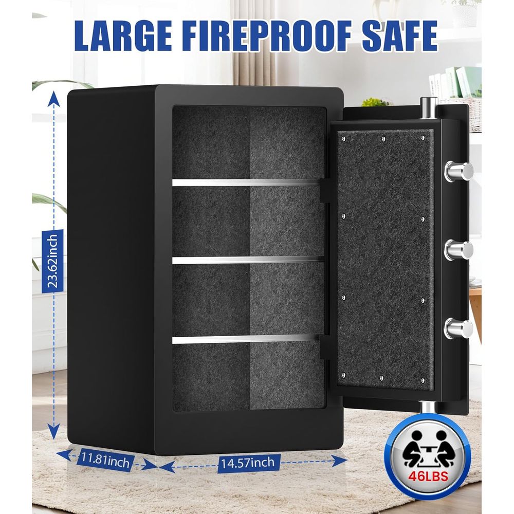 대형 생체인식 금고 (35분 1700) ° F 화재 등 - Fire Safe Document 리뷰 및 가격