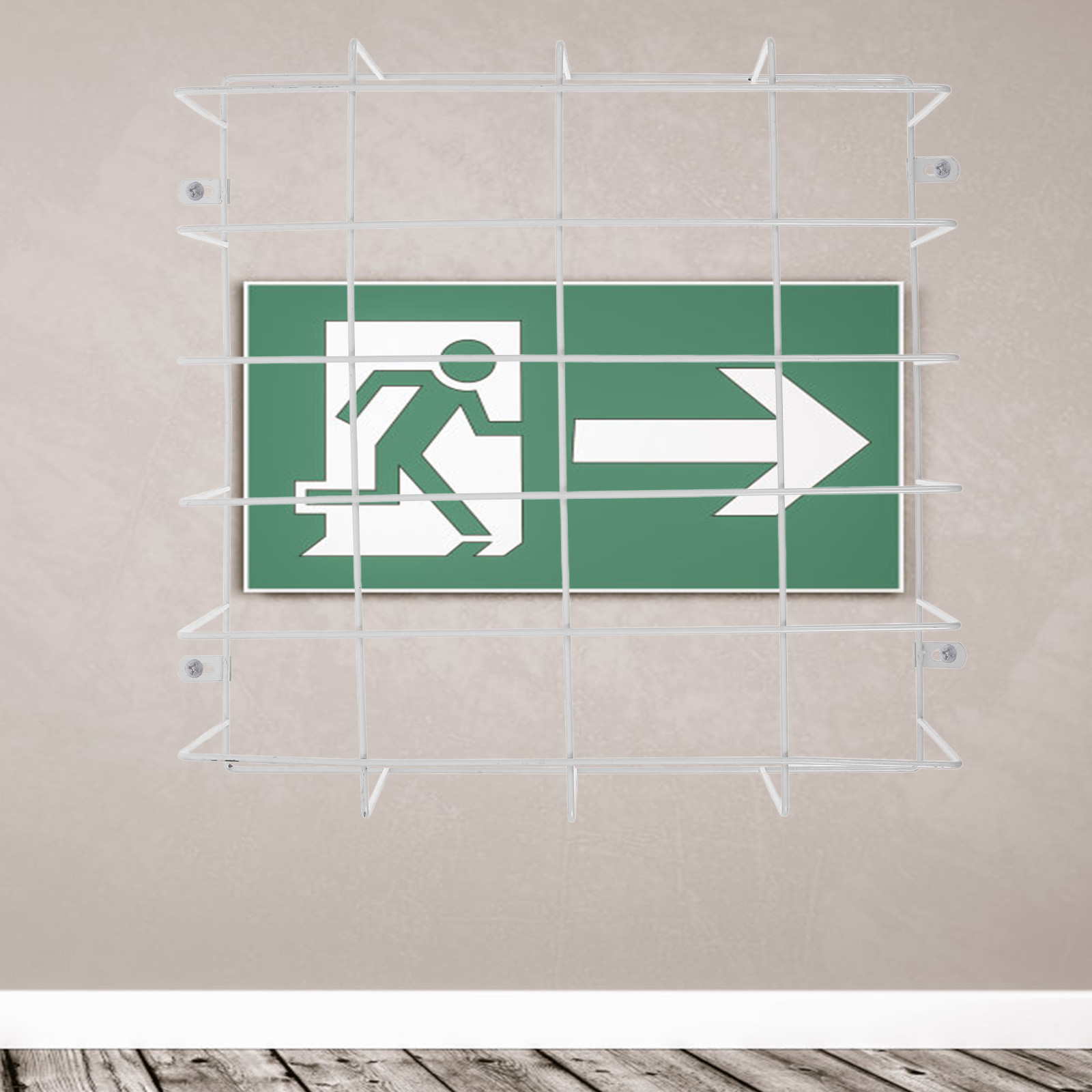 비상구 표지판용 스테인리스 스틸 와이어 메쉬 커버, 벽 - Emergency Exit Sign 리뷰 및 가격