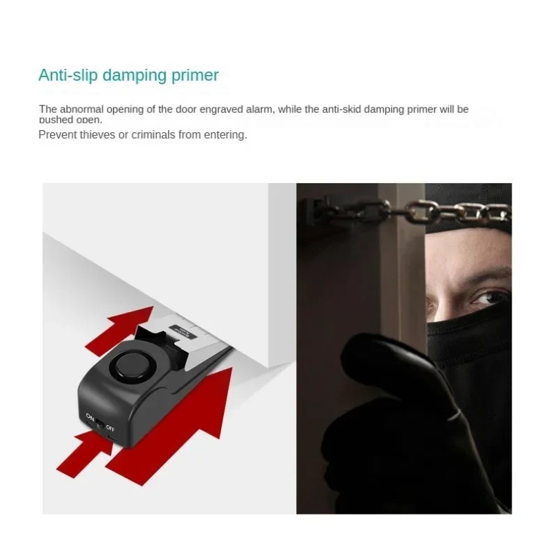 휴대용 도어 스톱 보안 알람 호텔 도어 플러그 도난 경 - Door Stop Alarm 리뷰 및 가격