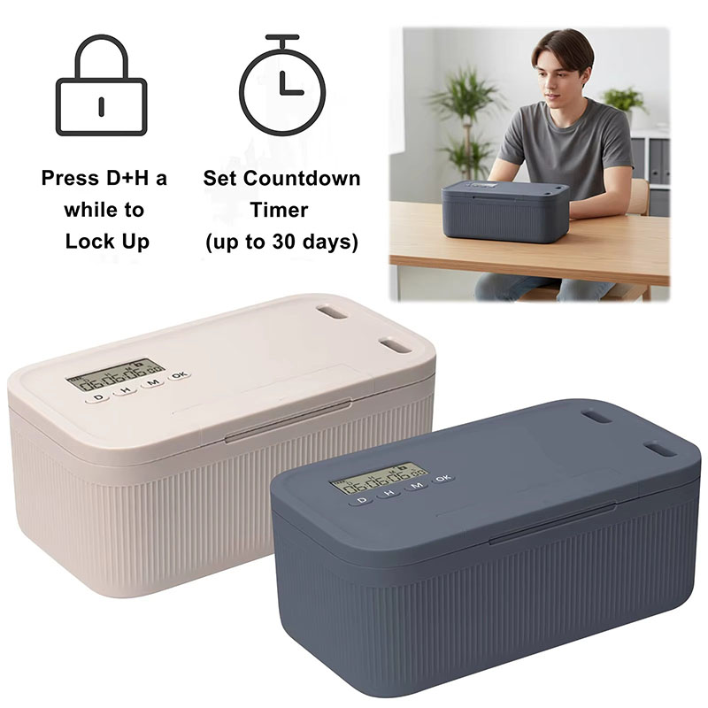 타이머가 있는 잠금 상자 전화기 보관함 시간 잠금 보관 - Medicine Cabinet Lock 리뷰 및 가격