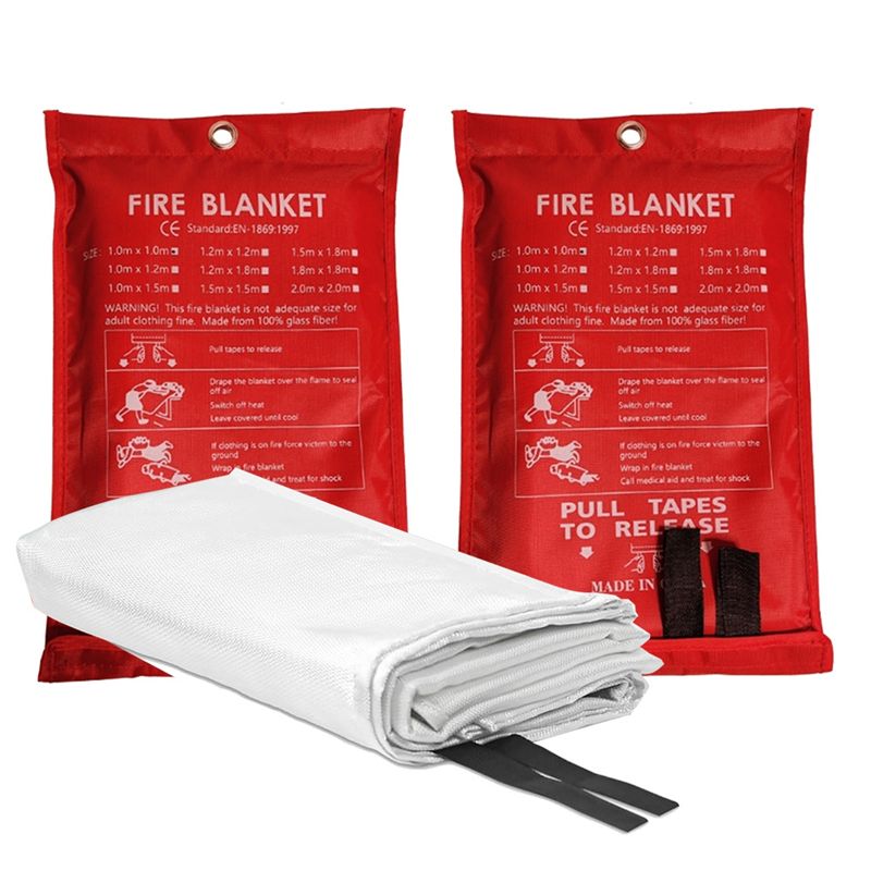 프로모션 데이 2개입 비상용 방화 담요, 화재 진압 담 - Fire Blanket Kitchen 리뷰 및 가격