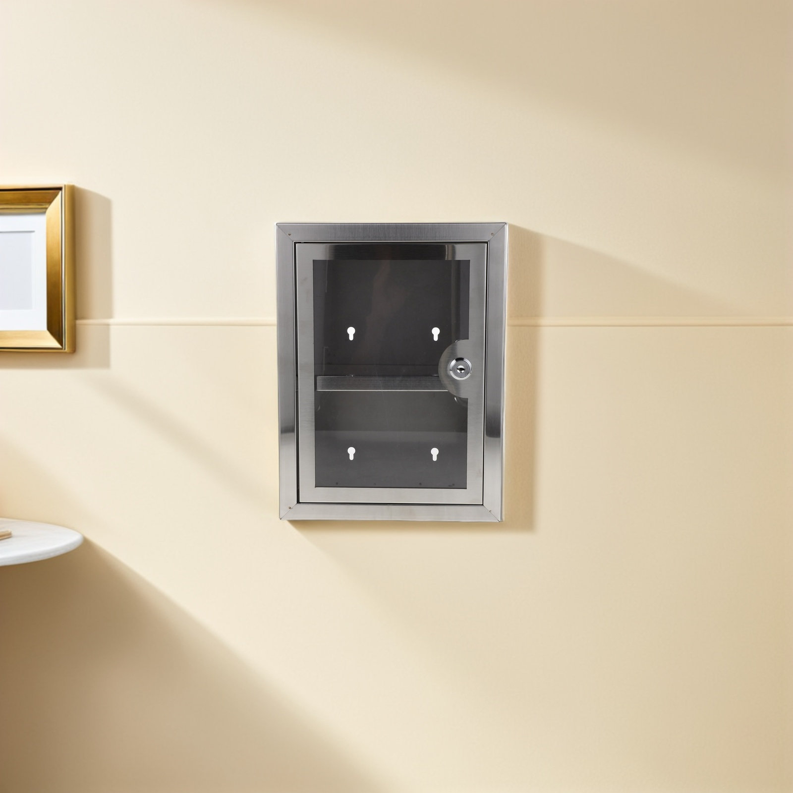 잠금식 약장 금속 벽걸이 캐비닛 이중층 11x8.2 잠 - Medicine Cabinet Lock 리뷰 및 가격