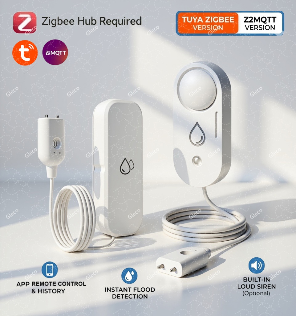 Zigbee 누수 센서 옵션 사운드 알람 기능이 있는  - Water Alarm Sensor 리뷰 및 가격