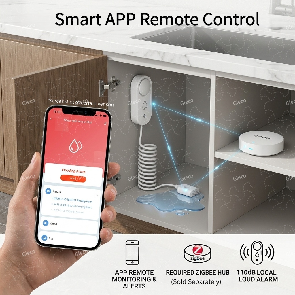 Zigbee 누수 센서 옵션 사운드 알람 기능이 있는  - Water Alarm Sensor 리뷰 및 가격