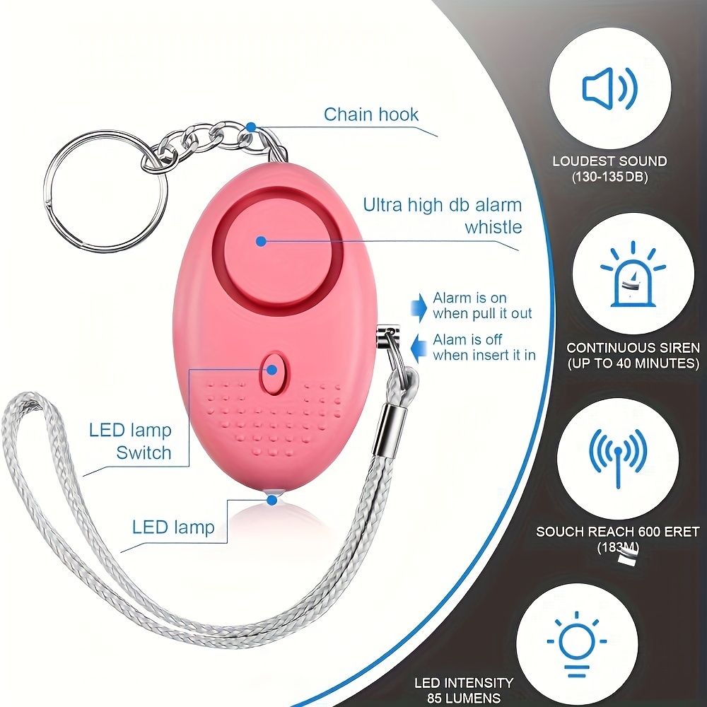 LED 조명 개인 안전 경보, 비상 키체인, 여성, 소 - Personal Alarm Keychain 리뷰 및 가격