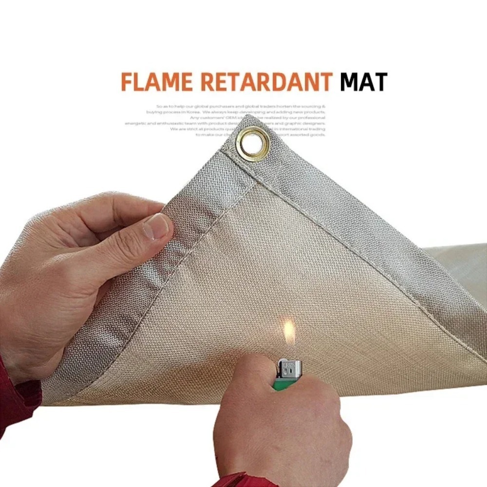 고온 방화 매트, 야외 캠핑 피크닉 바베큐용 유리섬유  - Fire Blanket Kitchen 리뷰 및 가격