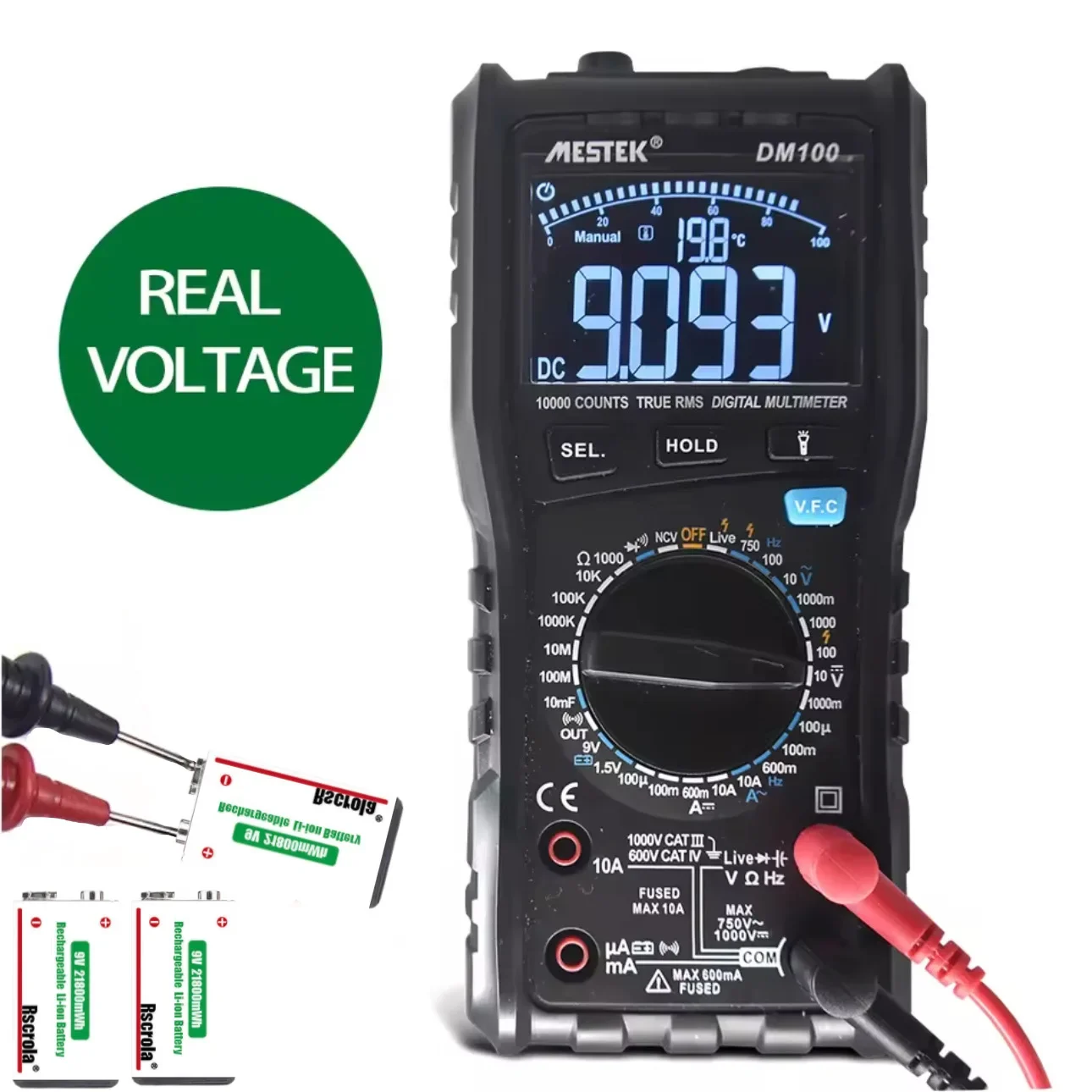 9V 21800mWh 충전식 리튬이온 배터리 21800 - Smoke Detector Interconnected 리뷰 및 가격