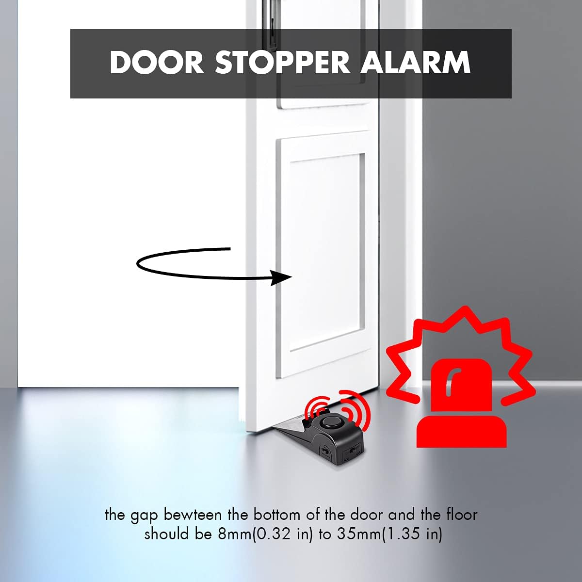 도어 스톱 알람, 120DB 보안 알람이 있는 도어 스 - Door Stop Alarm 리뷰 및 가격