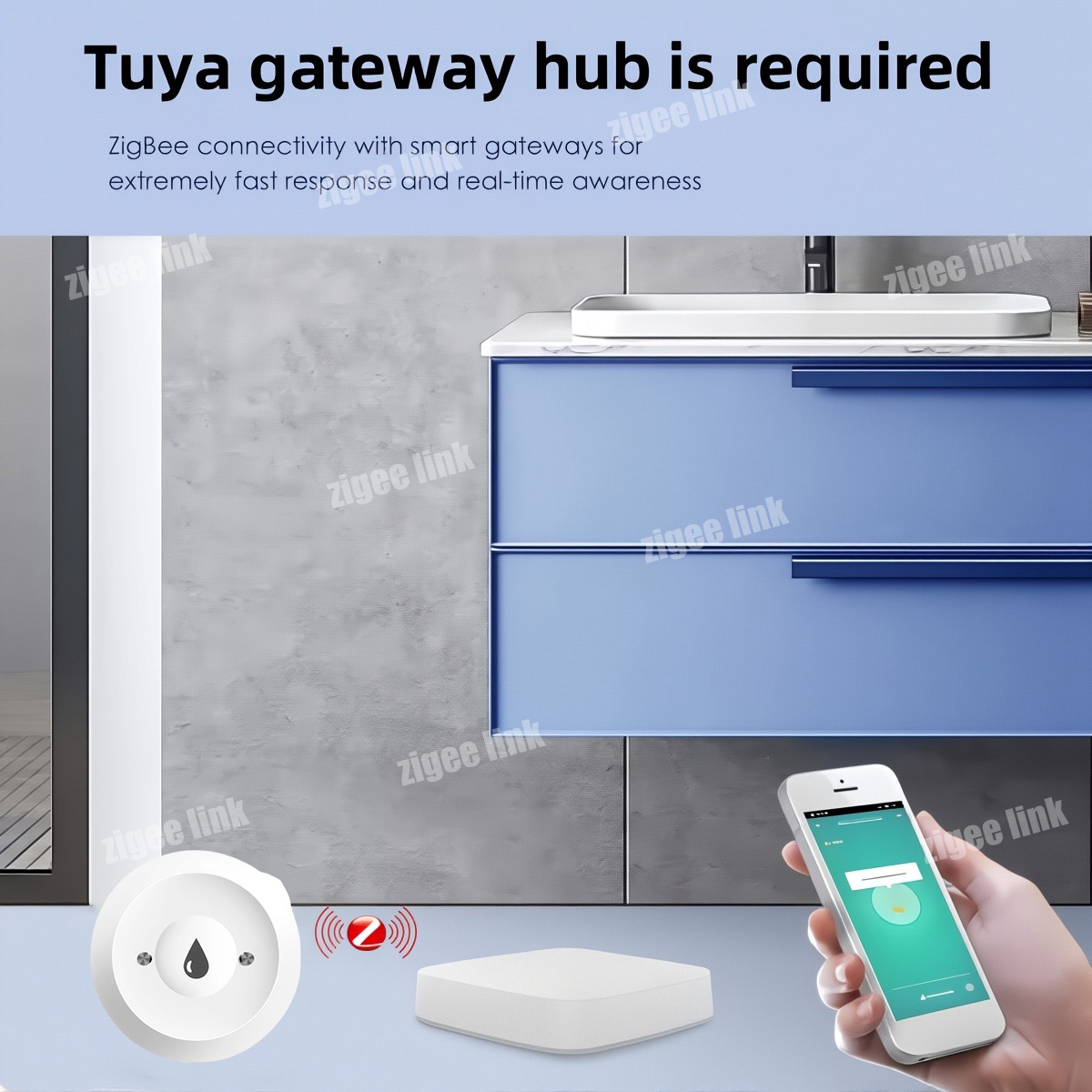 ZigBee 3.0 워터 센서 스마트 누수 감지기 홍수 - Water Alarm Sensor 리뷰 및 가격