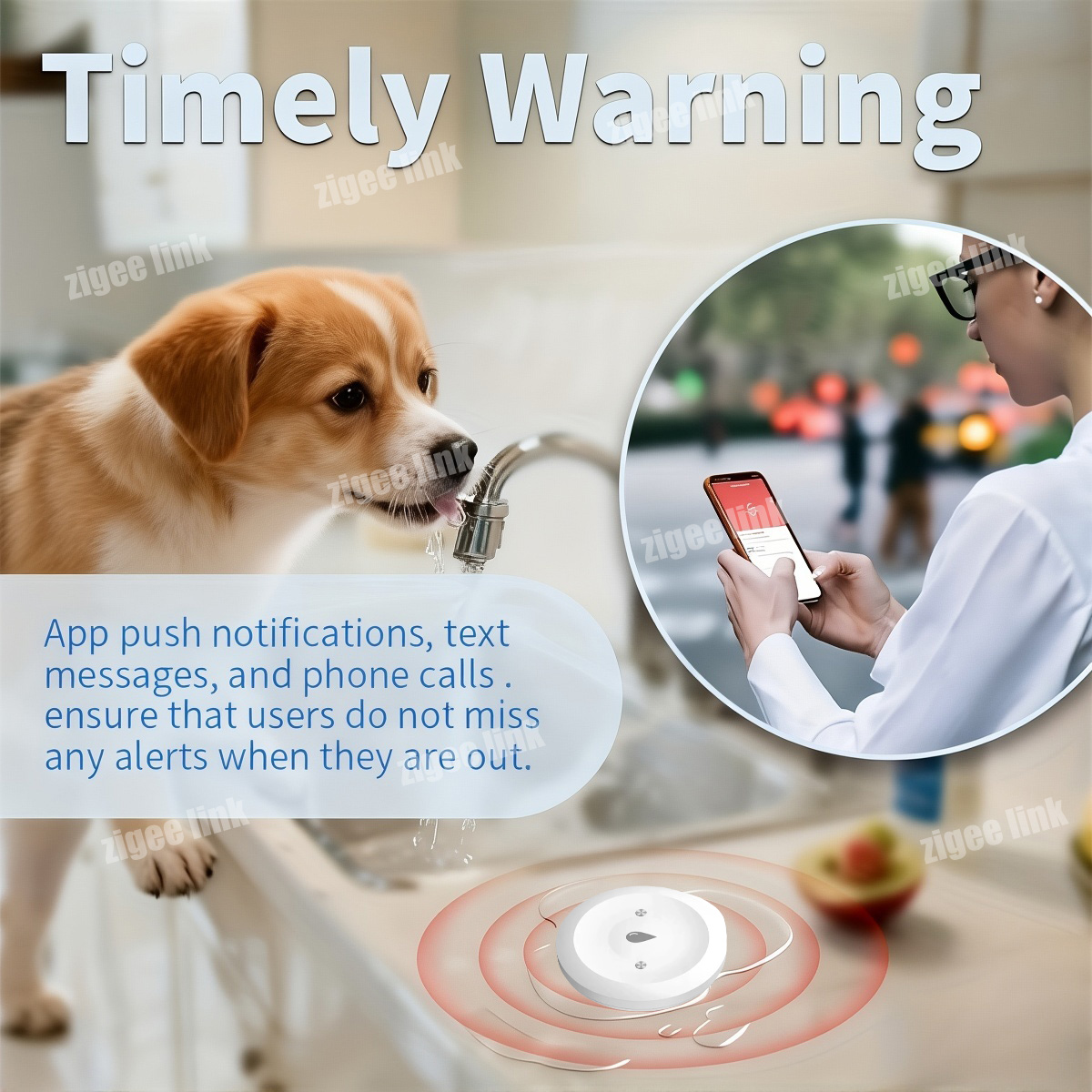 ZigBee 3.0 워터 센서 스마트 누수 감지기 홍수 - Water Alarm Sensor 리뷰 및 가격