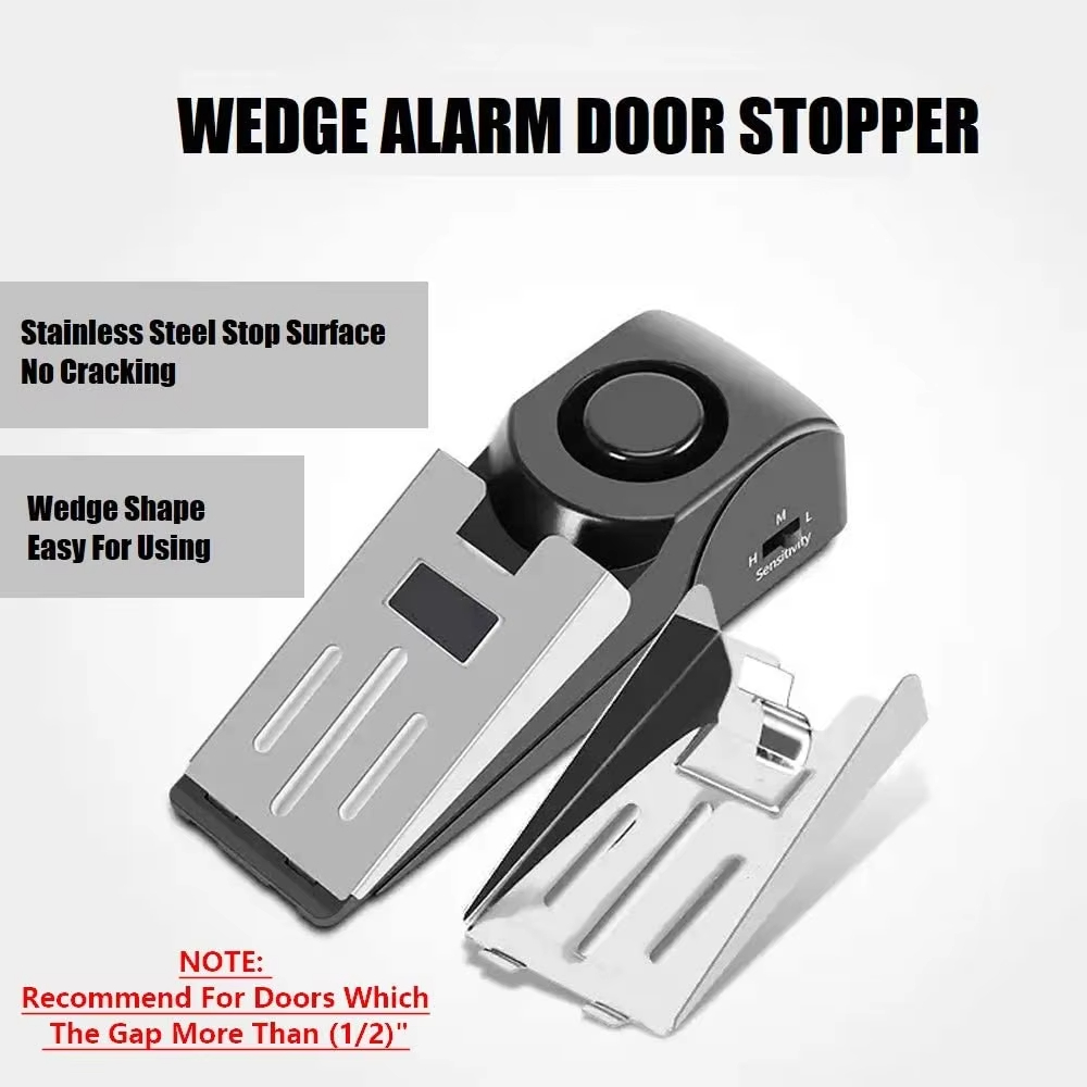 120dB 무선 스테인리스 도어 스톱 알람 도난 방지  - Door Stop Alarm 리뷰 및 가격