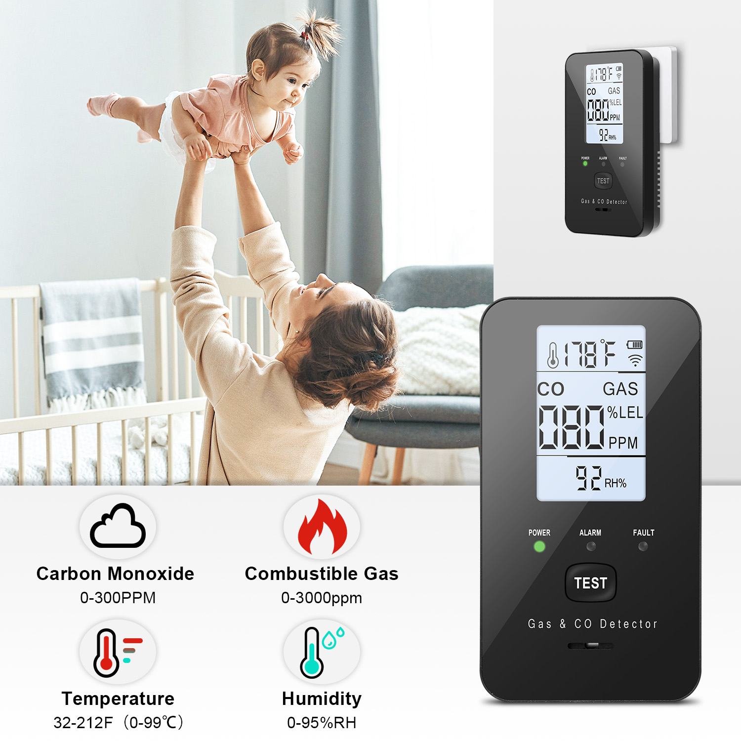 천연가스 및 일산화탄소 감지기, 플러그인 일산화탄소 경 - Co Detector Plug 리뷰 및 가격