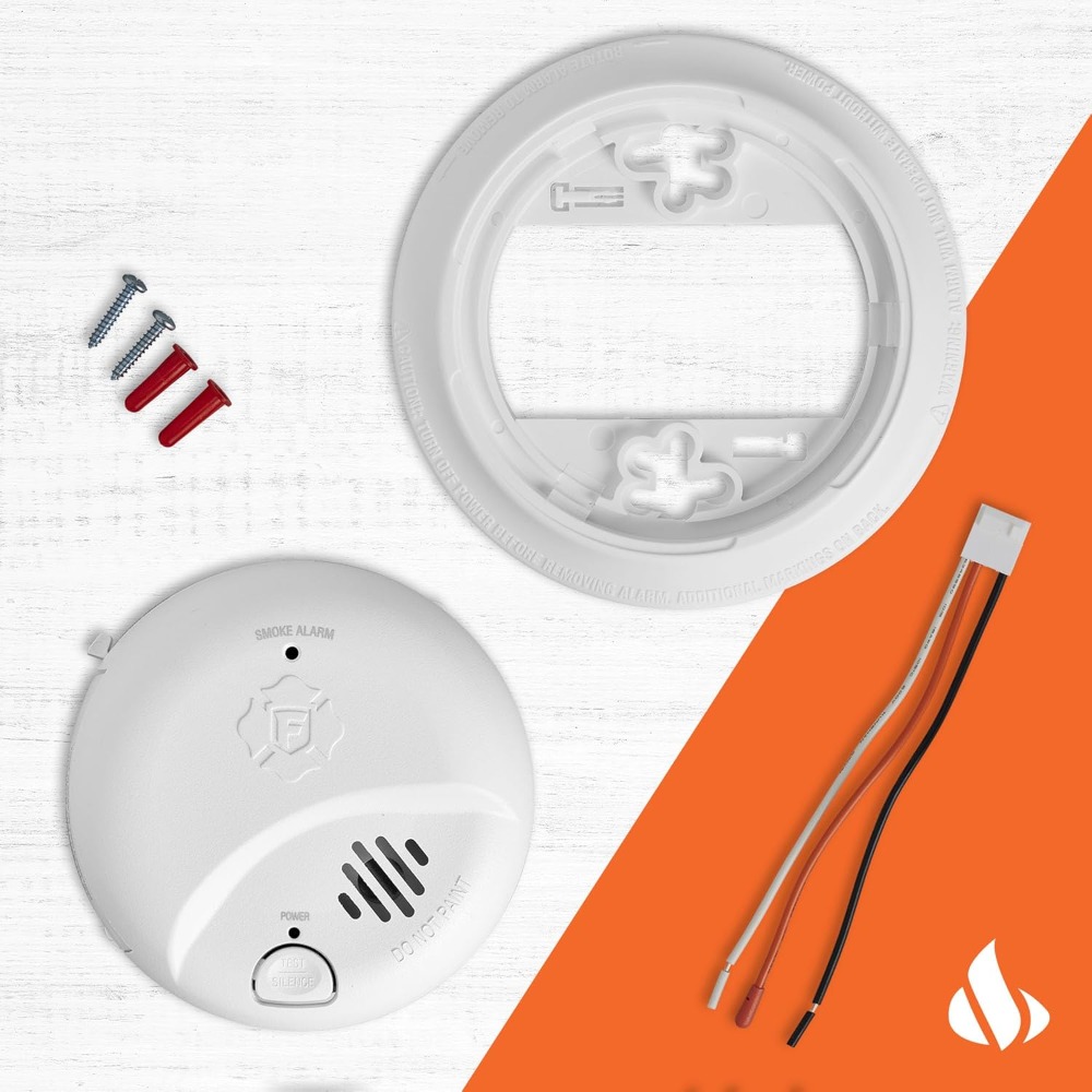 연동형 유선형 연기 감지기(10년간 밀봉된 배터리 백업 - Smoke Detector Interconnected 리뷰 및 가격