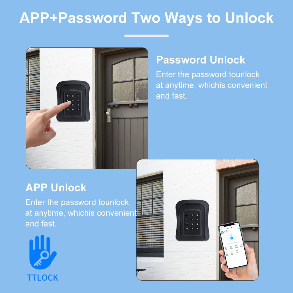 TTLock 무선 키 박스, 방수 키 안전 보안 지능형 - Lockbox Key Secure 리뷰 및 가격