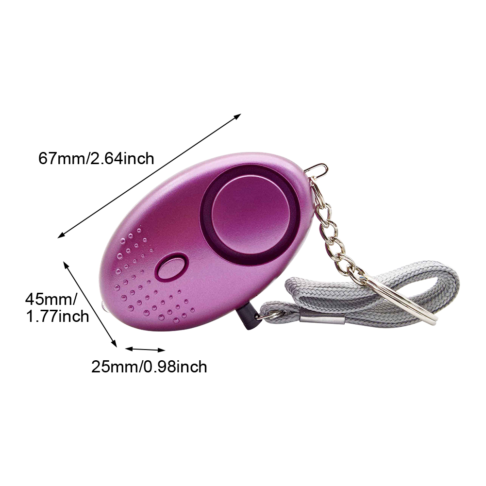 130dB 사이렌 노래 LED 휴대용 비상 SOS 보안 - Personal Alarm Keychain 리뷰 및 가격