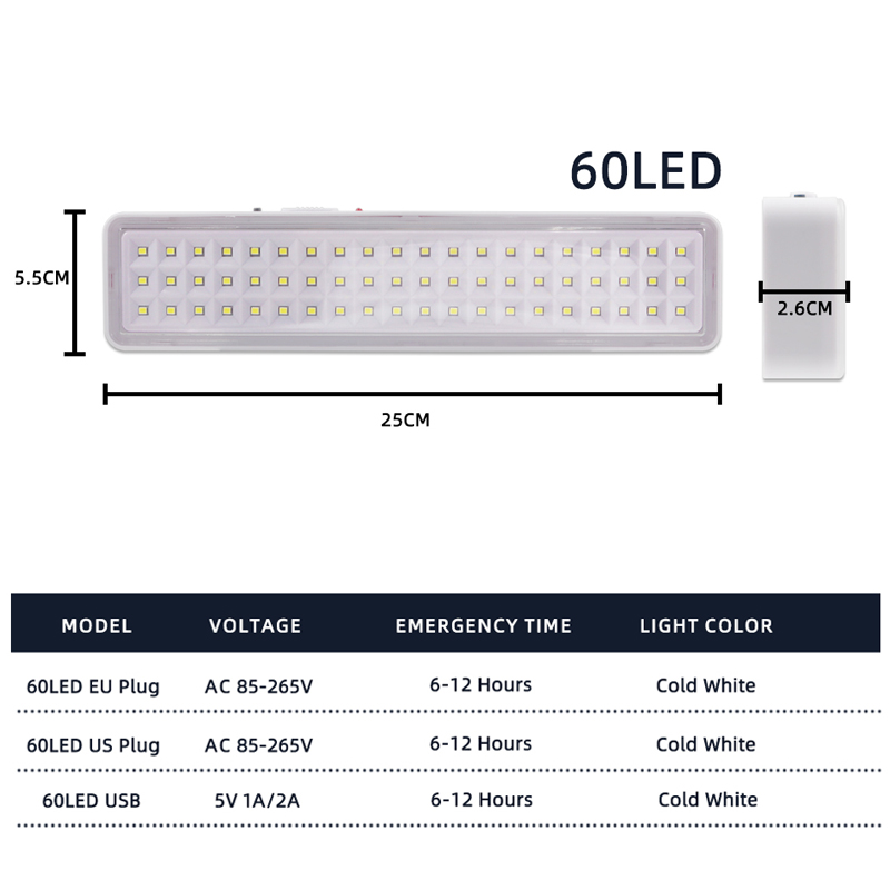 60LED 비상 소방 램프 휴대용 비상 대피 조명 벽걸 - Power Outage Light 리뷰 및 가격