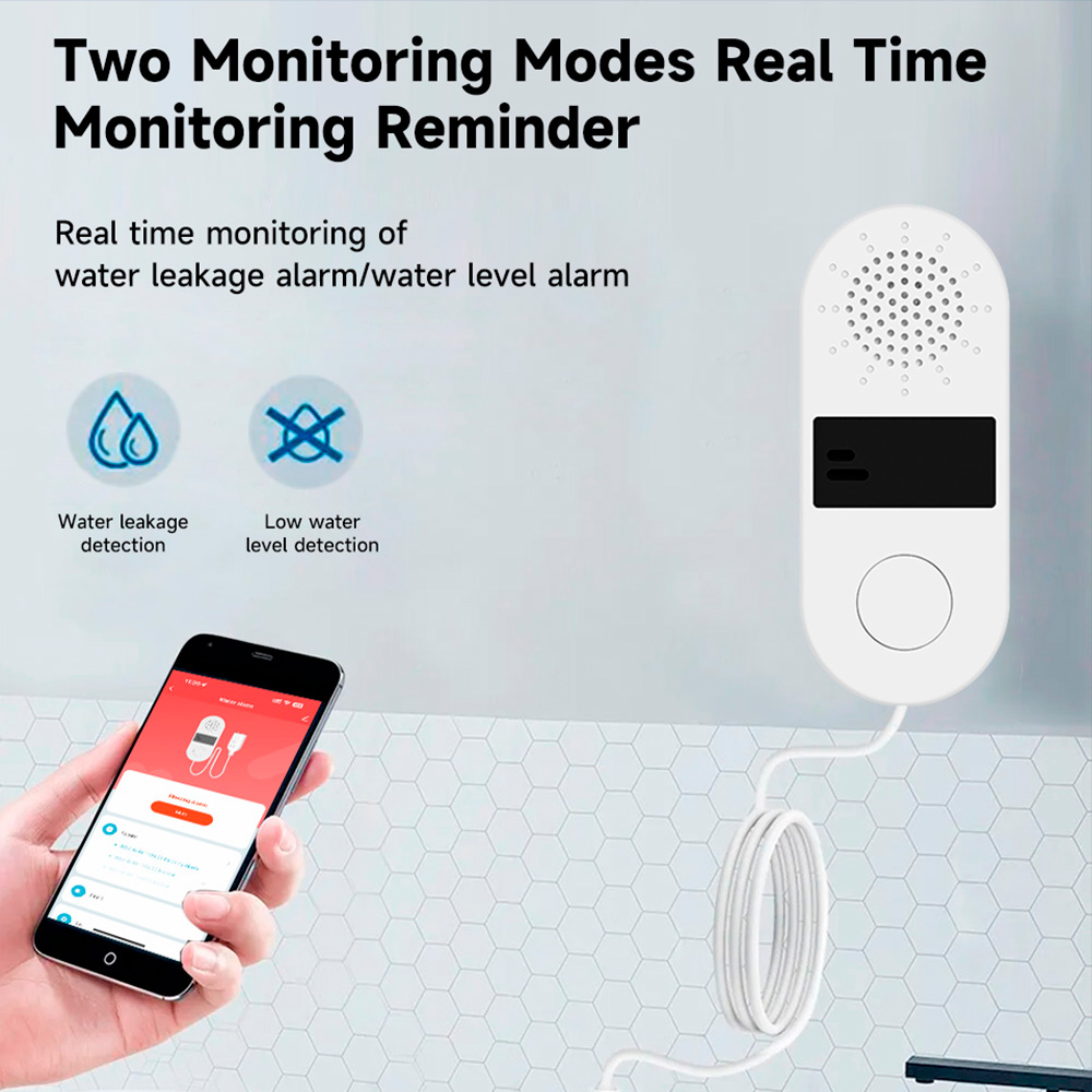 투야 와이파이 누수 감지기, 소리 및 빛 알람, 130 - Water Alarm Sensor 리뷰 및 가격