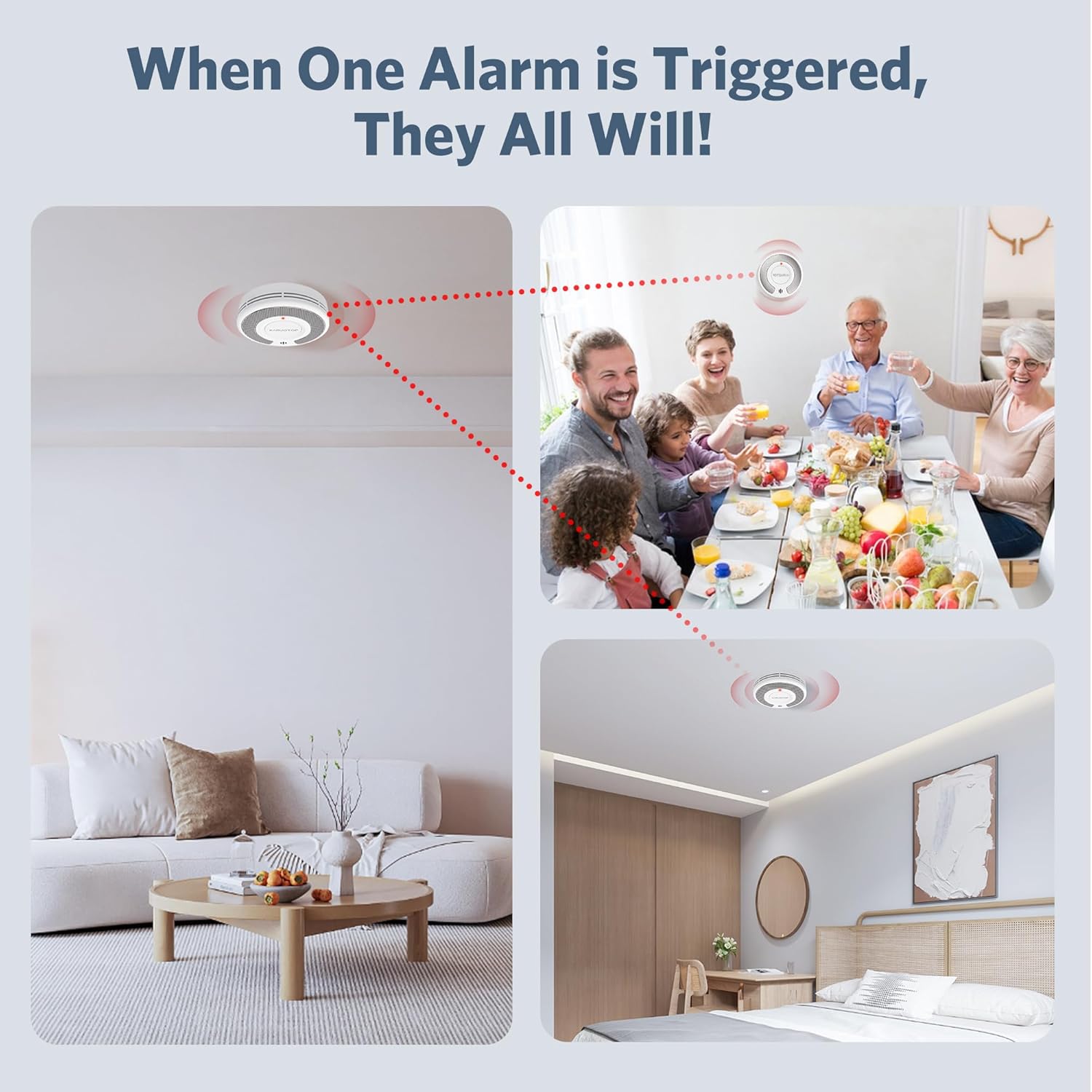 무선 연동 투야 연기 감지기 열 감지기 일산화탄소 감지 - Smoke Detector Interconnected 리뷰 및 가격