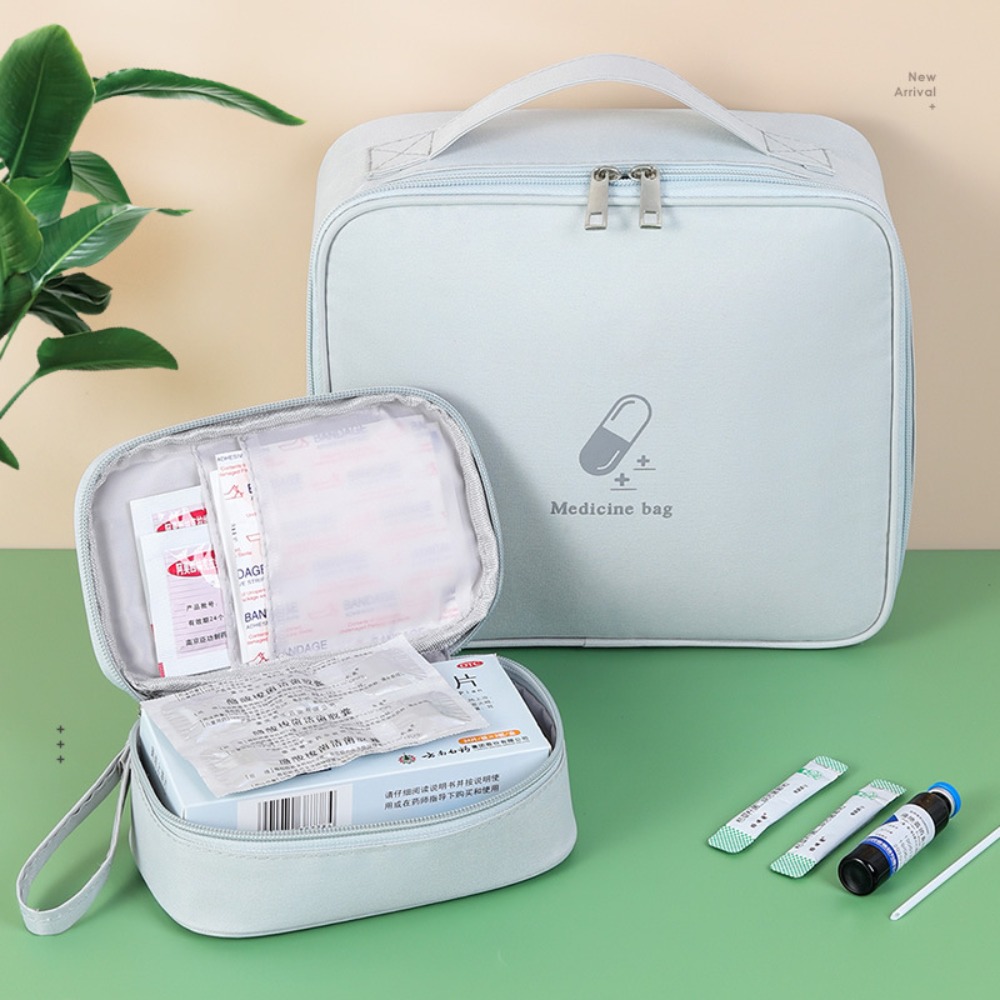 다기능 핑크/블루/그레이 의료 가방 레이어드 가정용 구 - First Aid Bag Kit 리뷰 및 가격
