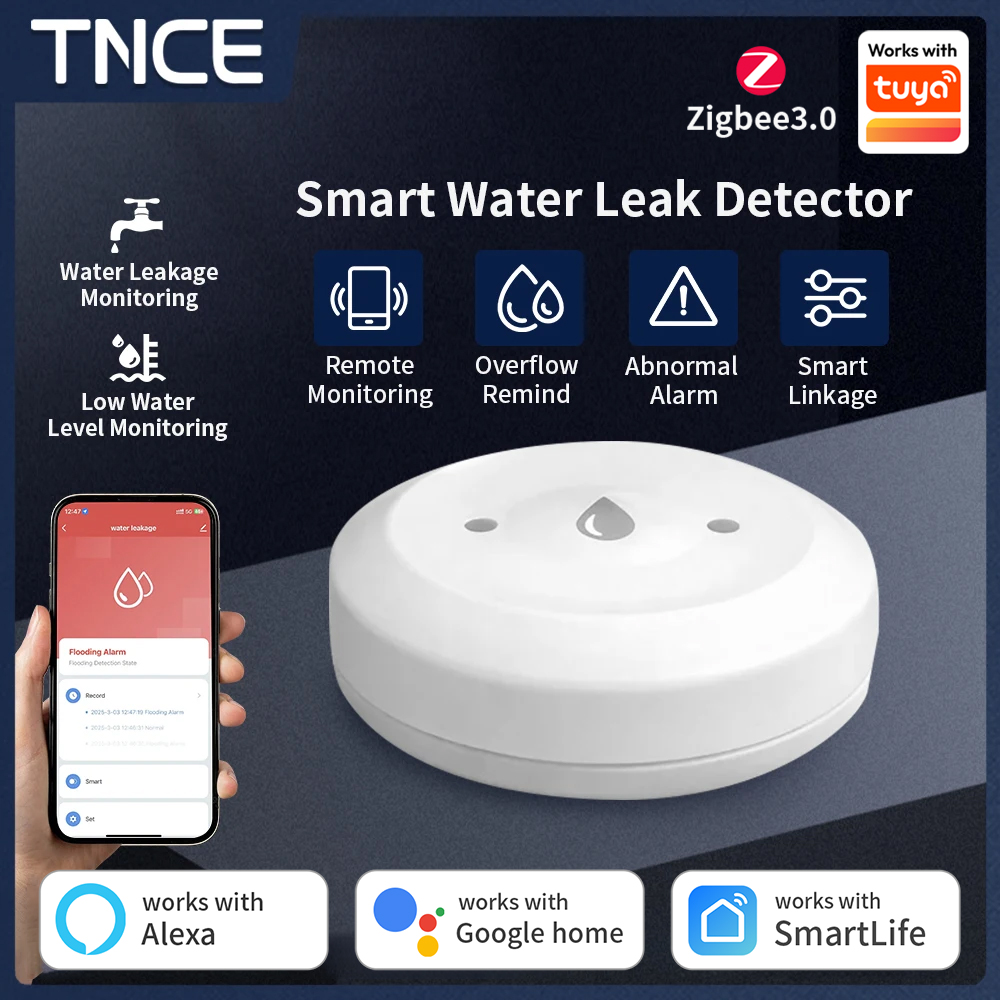TNCE ZigBee3.0 Tuya 스마트 물 감지 센 - Water Alarm Sensor 리뷰 및 가격