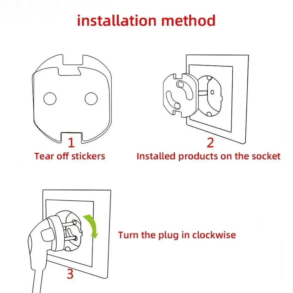 1/10pcs 아기 안전 어린이 전기 소켓 콘센트 플러 - Outlet Cover Baby 리뷰 및 가격
