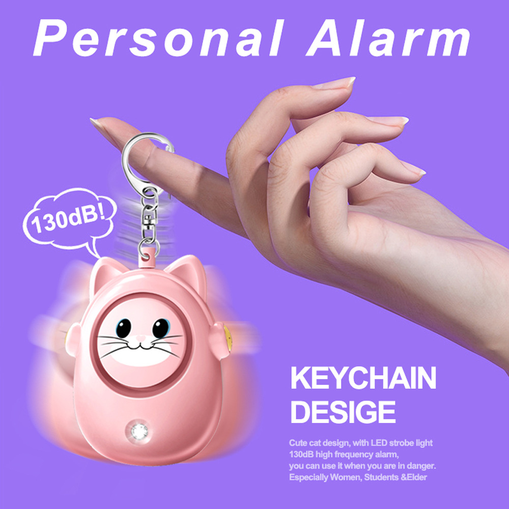 H8 2024 새로운 귀여운 고양이 개인 경보, 여성용 - Personal Alarm Keychain 리뷰 및 가격