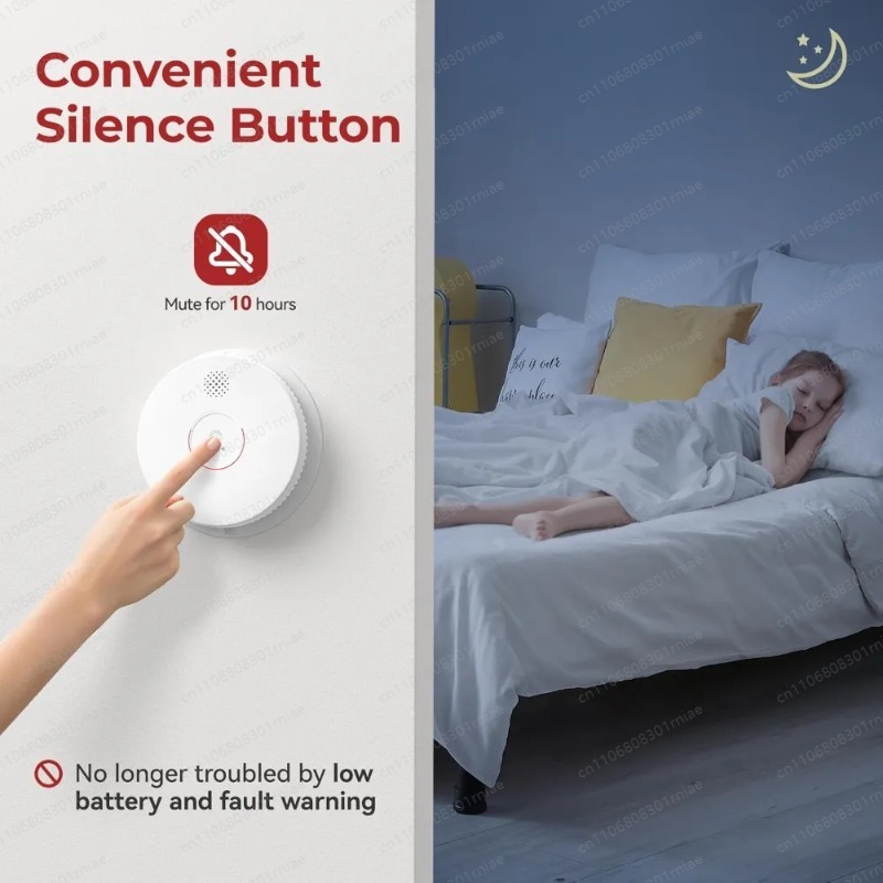 고품질 8팩, 유선 연결형 연기 감지기, 9V 배터리  - Smoke Detector Interconnected 리뷰 및 가격