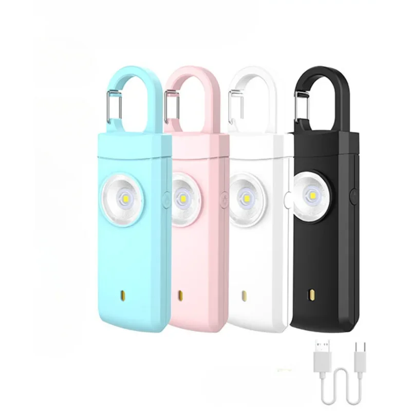 자기 방어용 LED 손전등 USB 충전식 키체인 라이트 - Personal Alarm Keychain 리뷰 및 가격