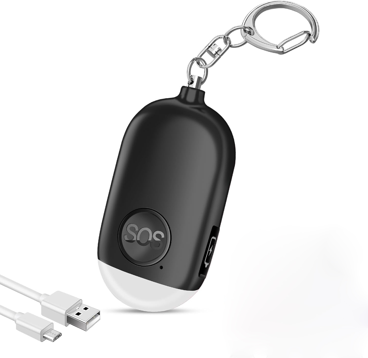 1개 초강력 130DB 개인 안전 경보 키체인 - 밝은 - Personal Alarm Keychain 리뷰 및 가격